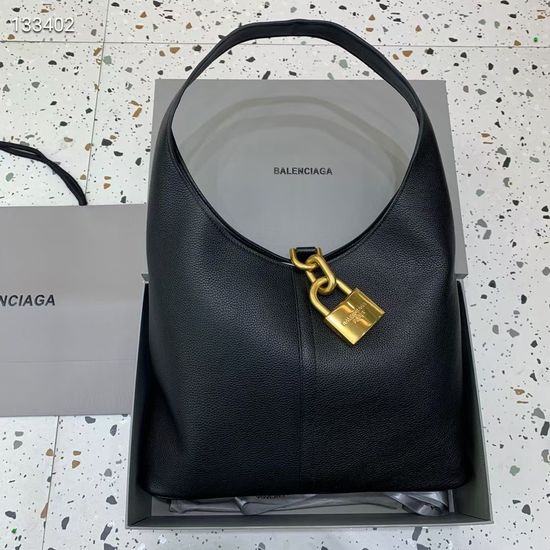 Balenciaga Locker Large Hobo Bag With Lock 771636