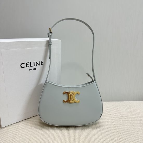 Celine TILLY Soft Blue Classic Shoulder Bag 115703