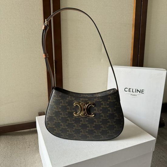 Celine TILLY Glazed Calfskin Shoulder Bag 115703