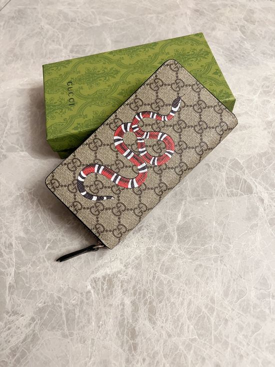 Gucci Stripe Snake Wallet 451273