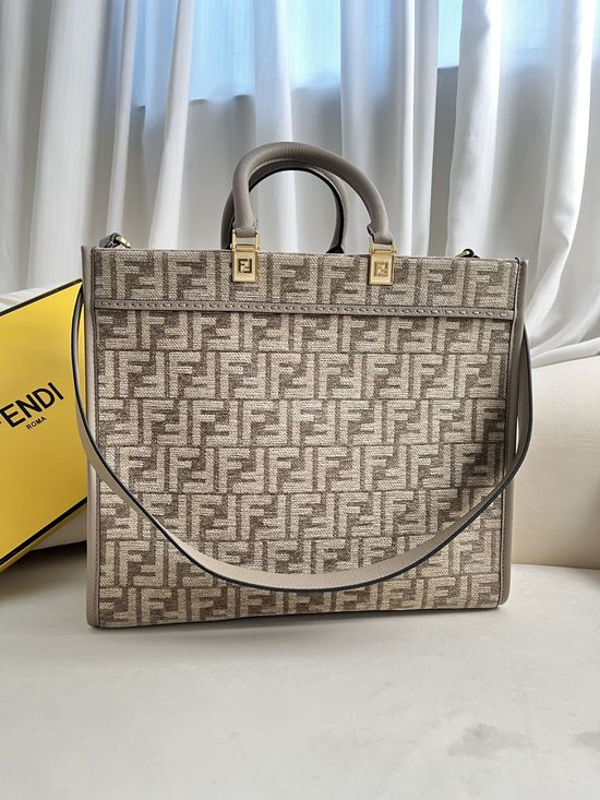 Fendi Sunshine Medium Chenille Tote Bag 2252