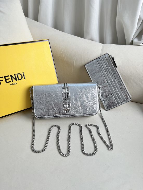 Fendi Versatile Compact Card Holder Wallet 8BS076