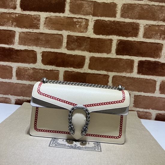 Gucci Leather Handbag Ivory 499623