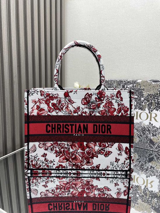 Christian Dior Book Tote Embroidered Fashion New