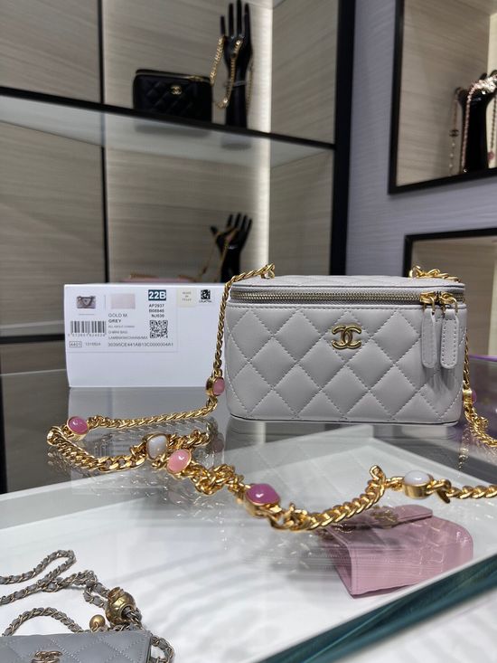 Chanel Lambskin Gem Chain Box Bag AP2937Y