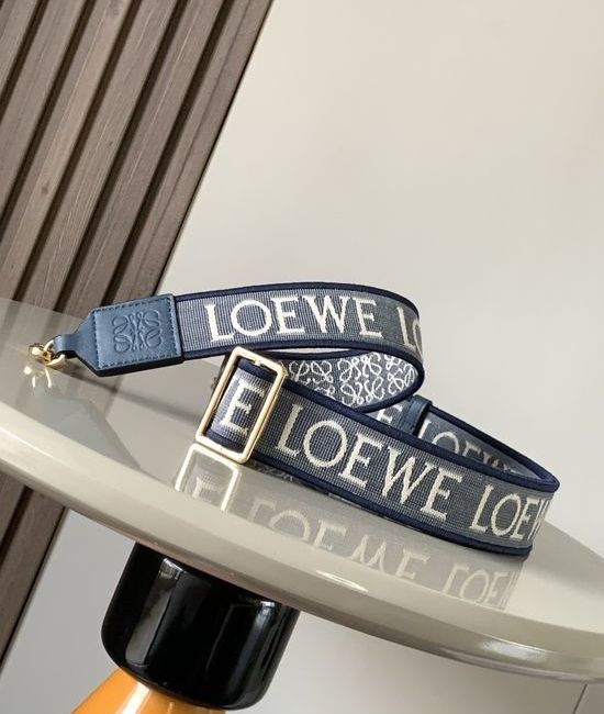Loewe Anagram Jacquard Leather Strap 001