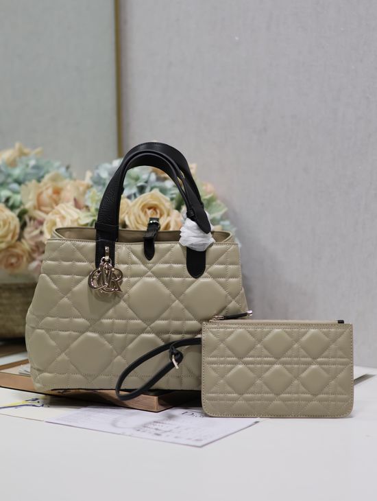 Christian Dior Toujours Two-Tone Medium Handbag 1188