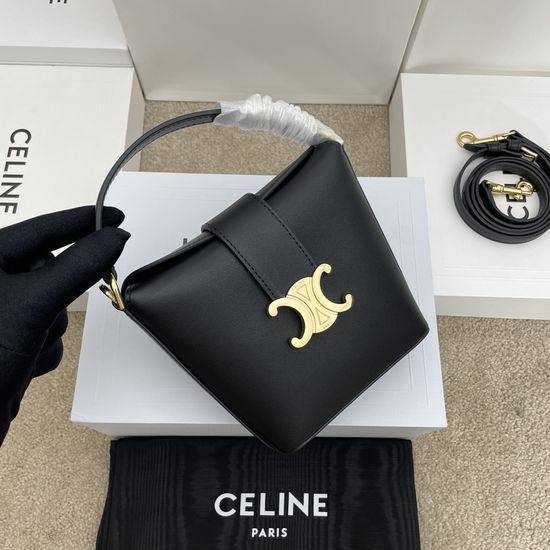 Celine OMPHE Mini Smooth Leather Bucket Bag 3629