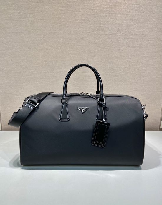 Prada Re-Nylon Travel Bag with Leather Details 2VC018