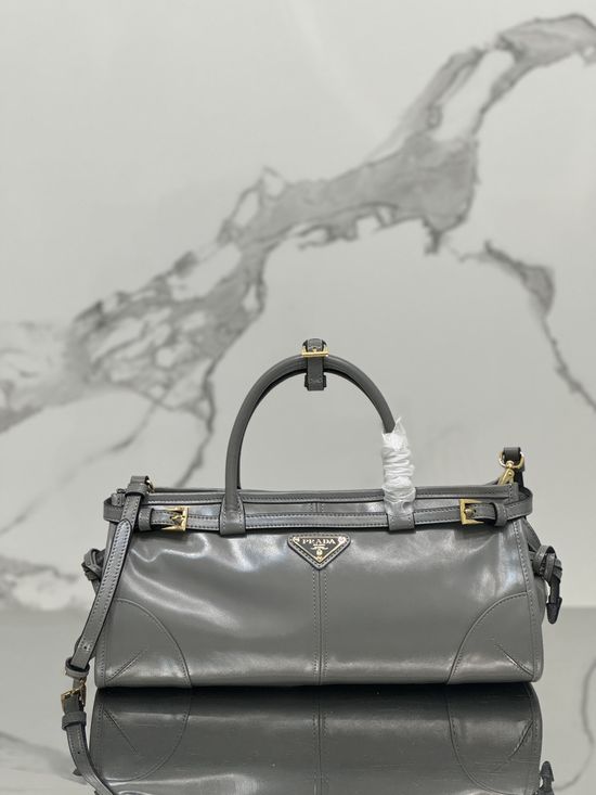 Prada LuxSoftBag Vintage Style Leather Bag 1BA426