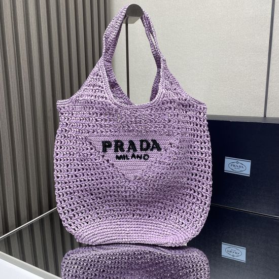 Prada Raffia Tote Bag 1BG424