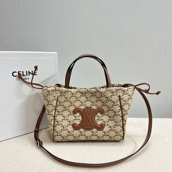 Celine CABAS Drawstring Tote Bag 111013