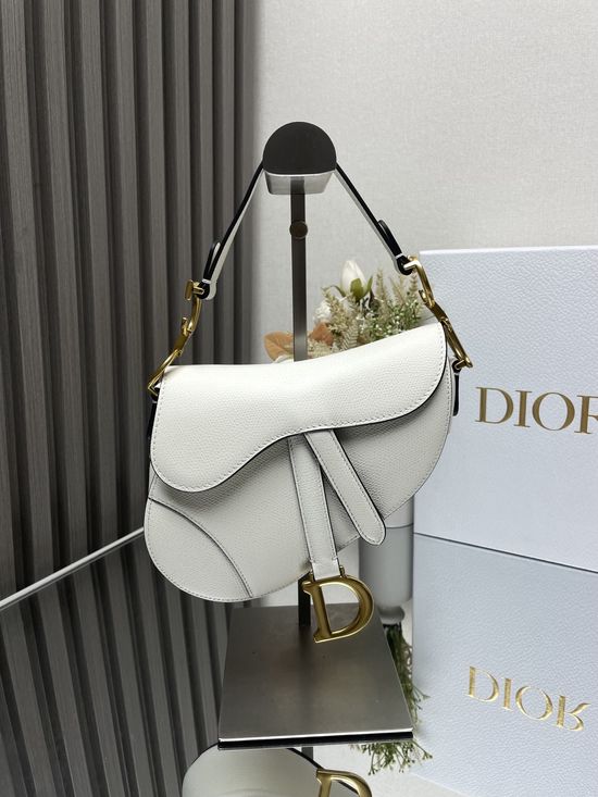 Christian Dior Saddle Epsom Leather Crossbody Bag 0986