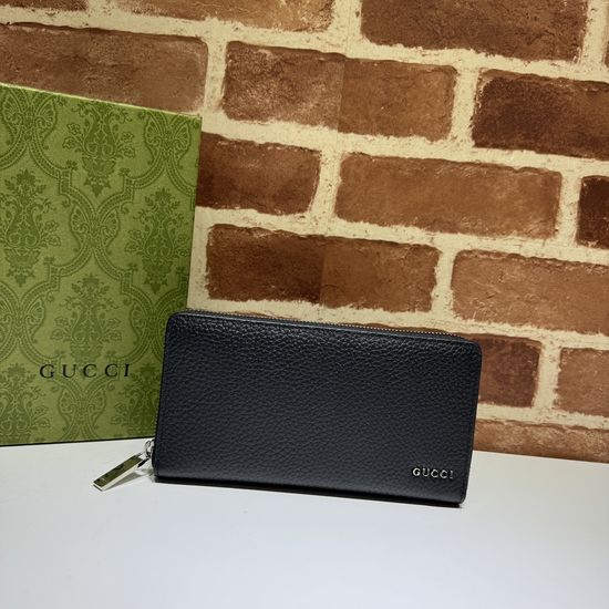 Gucci Black Litchi Grain Bag 771154