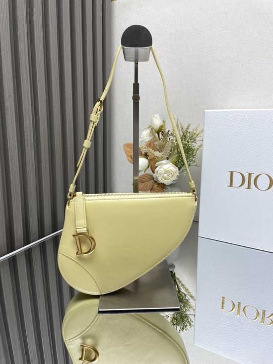 Christian Dior Saddle Lambskin Clutch Bag 8016