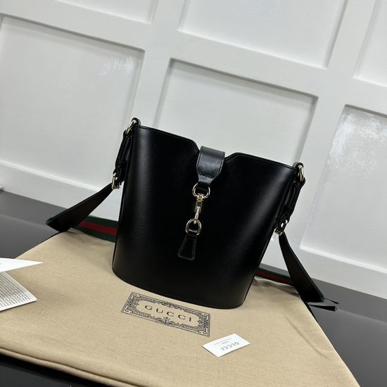 Gucci Tote Bag Premium Leather Black 782908
