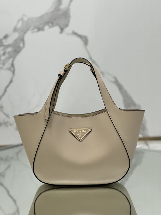 Prada Leather Tote Handbag Adjustable Handle 1BG483