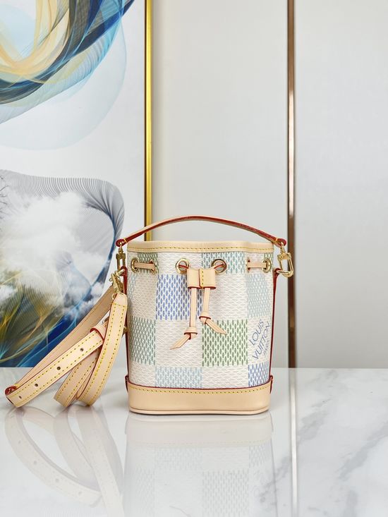 Louis Vuitton NANO NOE Damier Bucket Bag N40640