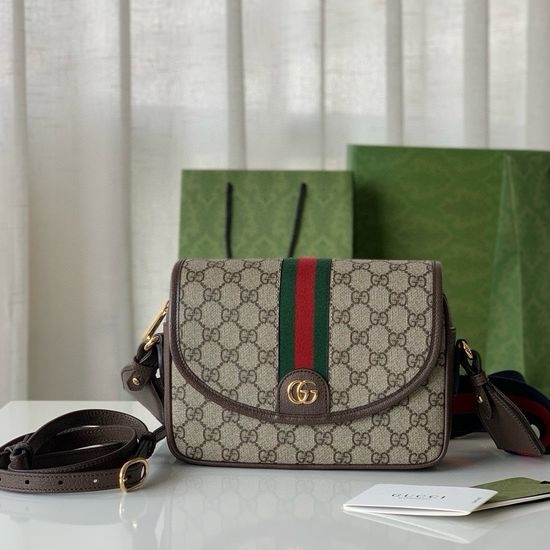 Gucci Ophidia Shoulder Bag Gold Hardware 722117