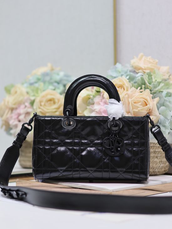 Christian Dior Lady D-Sire Leather Handbag 1150