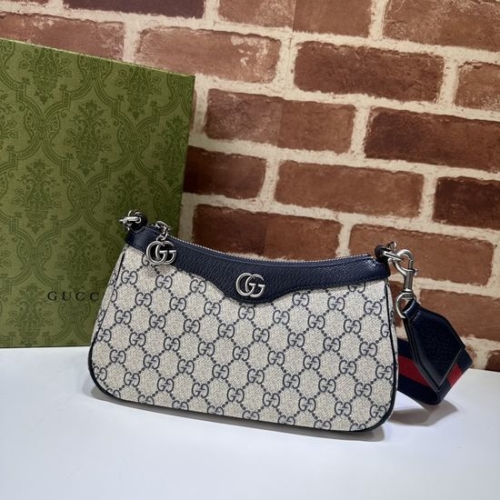 Gucci Blue GG Canvas Shoulder Bag 735132