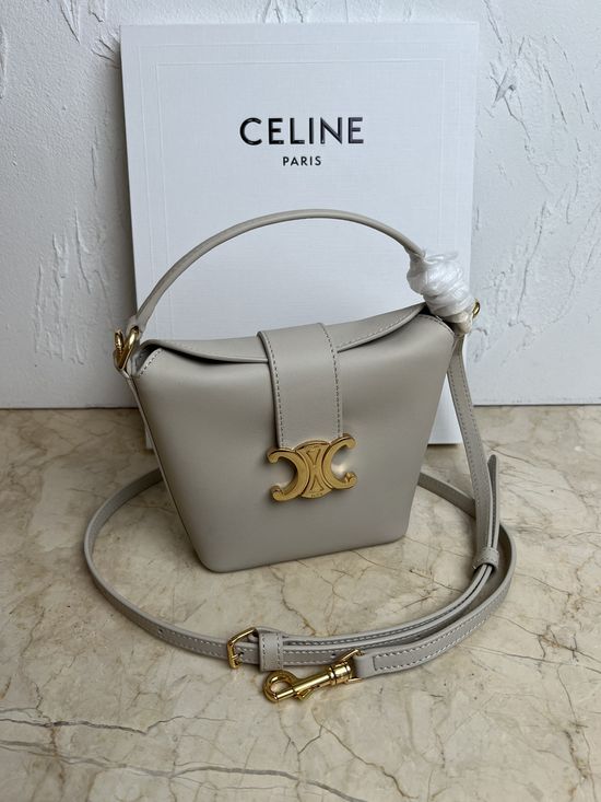 Celine TRIOMPHE Calfskin Bucket Bag 10K943
