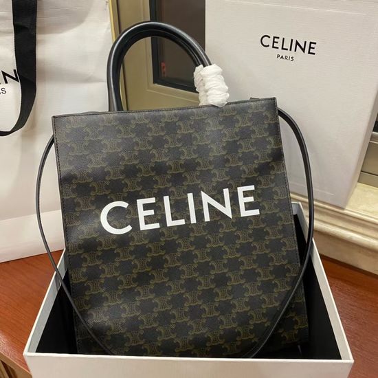 Celine Triomphe Printed Medium Tote Bag 191542
