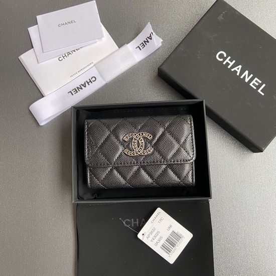Chanel Grained Calfskin Wallet AP3832