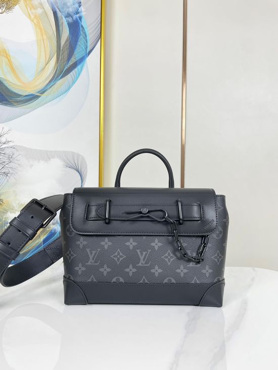 Louis Vuitton STEAMER Monogram Eclipse Crossbody Bag M46953
