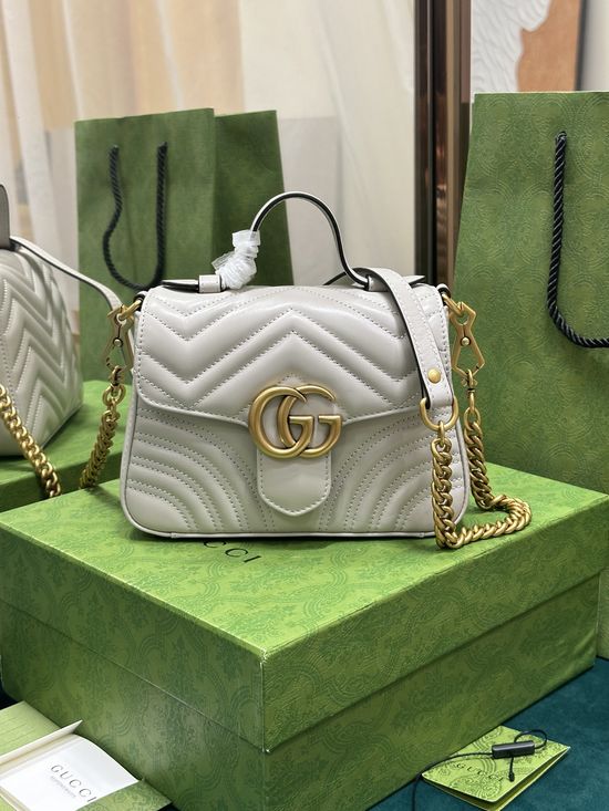 Gucci GG Marmont Mini Top Handle Bag 547260
