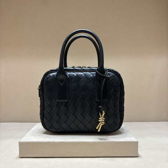 Bottega Veneta Getaway Woven Leather Briefcase Bag 3627