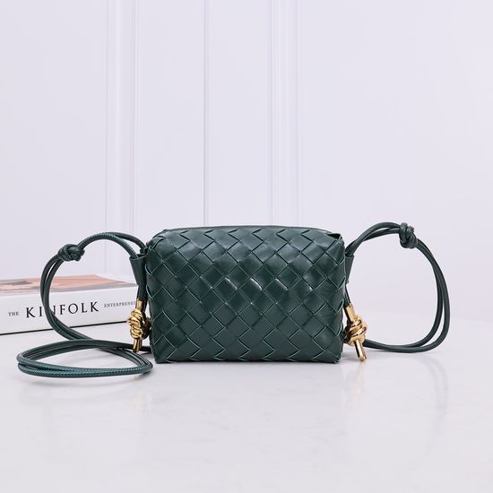 Bottega Veneta Mini Woven Leather Bag 2278