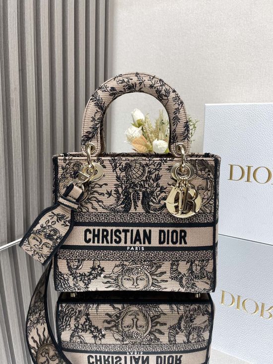 Christian Dior Lady Christian Dior Beige Apollo Bag 11866