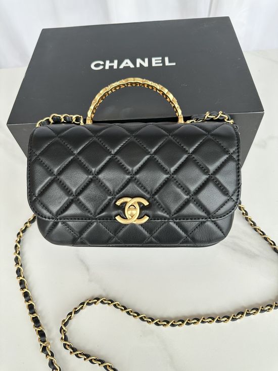 Chanel Lambskin Elegant Shoulder Bag AS4835