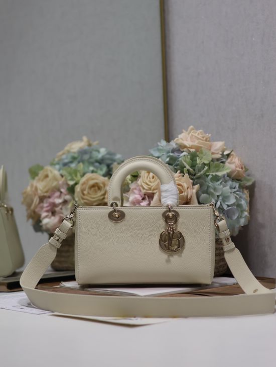 Christian Dior Lady D-Sire Calfskin Handbag 1150