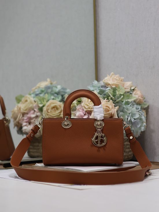 Christian Dior Lady D-Sire Leather Handbag 1150