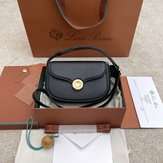 Loro Piana Ghiera Mini Saddle Bag FAO9608
