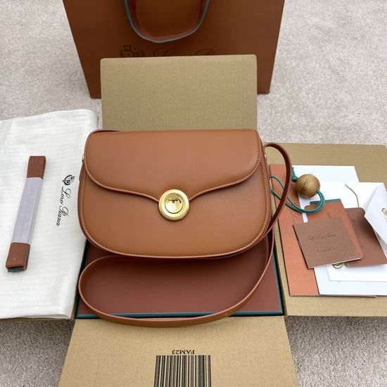 Loro Piana Ghiera Small Saddle Bag FAN9607 4572