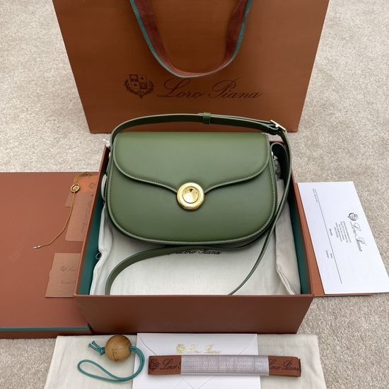 Loro Piana Ghiera Small Saddle Bag FAN9607