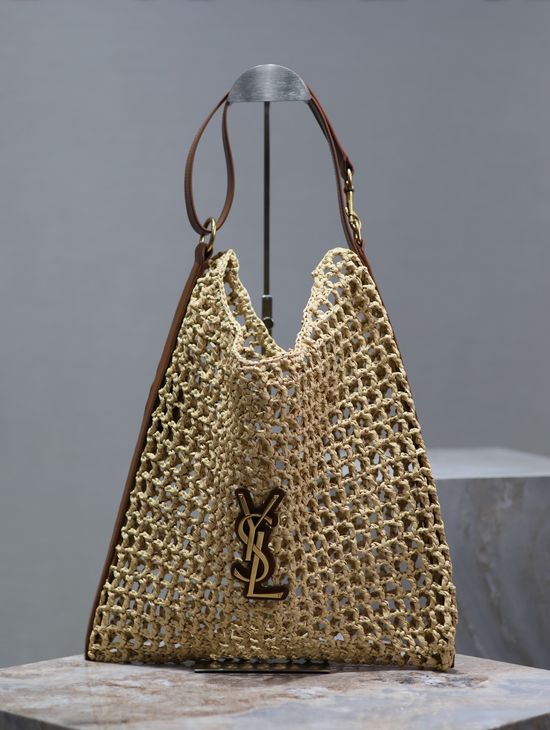 Yves Saint Laurent OXALIS Woven Shoulder Tote Bag 781289