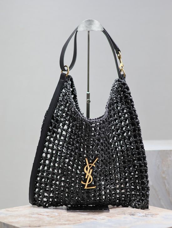 Yves Saint Laurent OXALIS Woven Shoulder Tote Bag 781289
