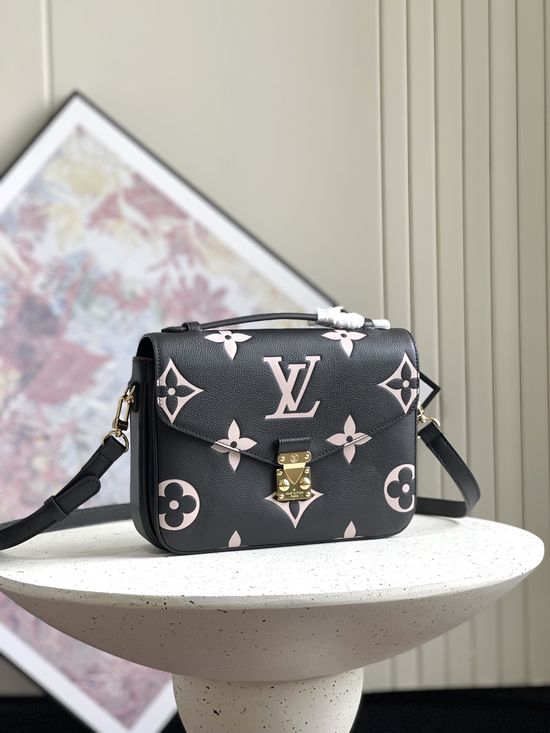 Louis Vuitton Pochette Metis Monogram Leather Handbag 14002