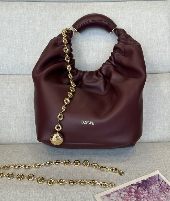 Loewe Squeeze Nappa Leather Small Handbag 3901