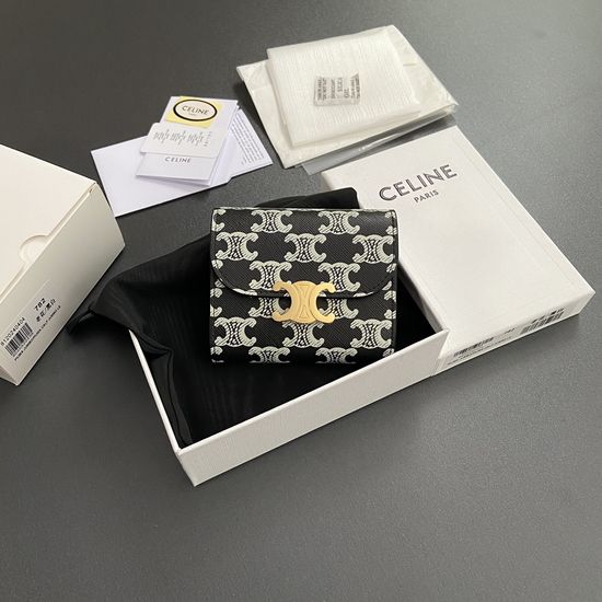 Celine Triomphe Printed Short Wallet 10D782CQH.04LU783