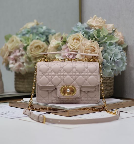 Christian Dior Jolie Pink Pearl Handbag 9271