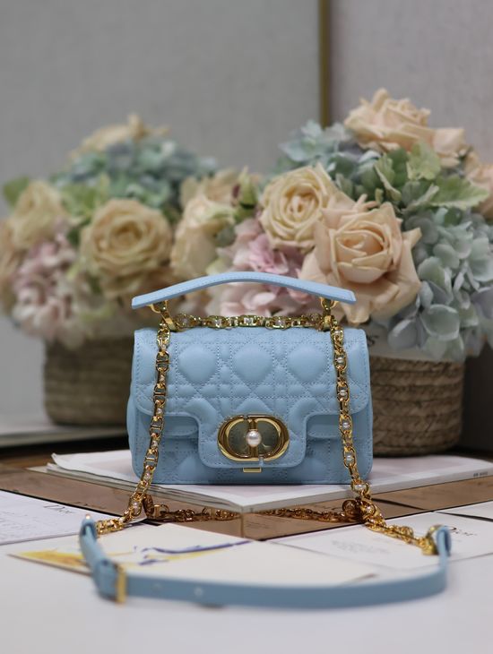 Christian Dior Jolie Mini Blue Handbag 9272