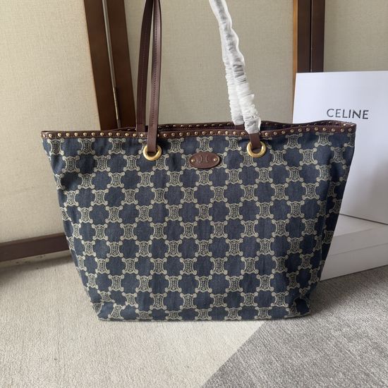 Celine Triomphe Denim Tote Bag 101272