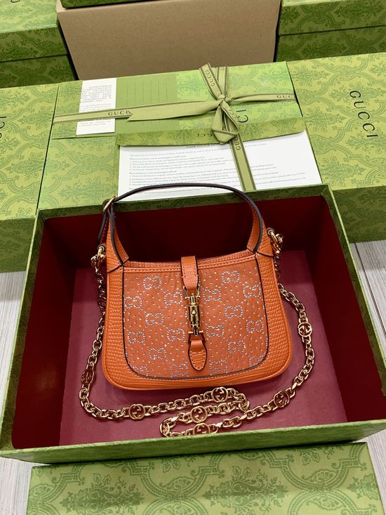 Gucci Jackie Mini Leather Chain Handbag 675799