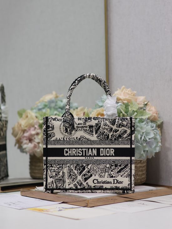 Christian Dior Mini Book Tote Embroidered Bag 1265/1286