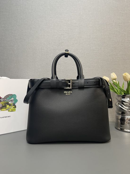 Prada DoubleBag Leather Tote 1BA416